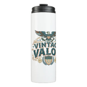 Termo Camiseta Patriótica Retro Vintage Valor