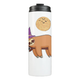 Termo Camiseta Premium Halloween Witch Sloth