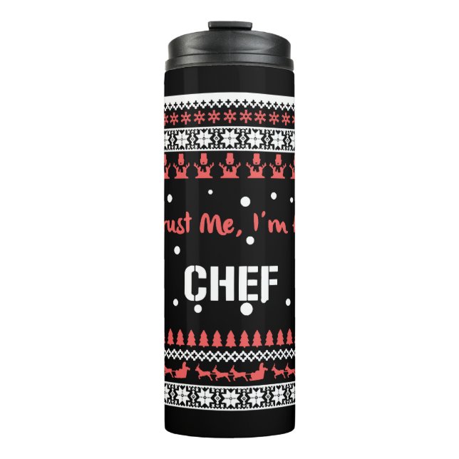 Termo Camisetas de Navidades Chef (Anverso)