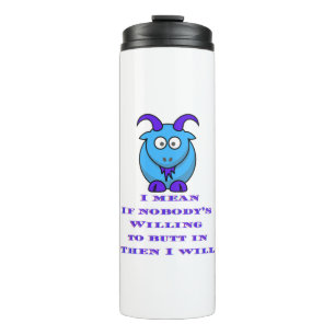 Termo Camisetas tazas pegatinas de cabra BILLY entrometi