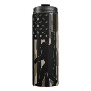 Termo Camo Bottomland Bigfoot, bandera de Estados Unidos