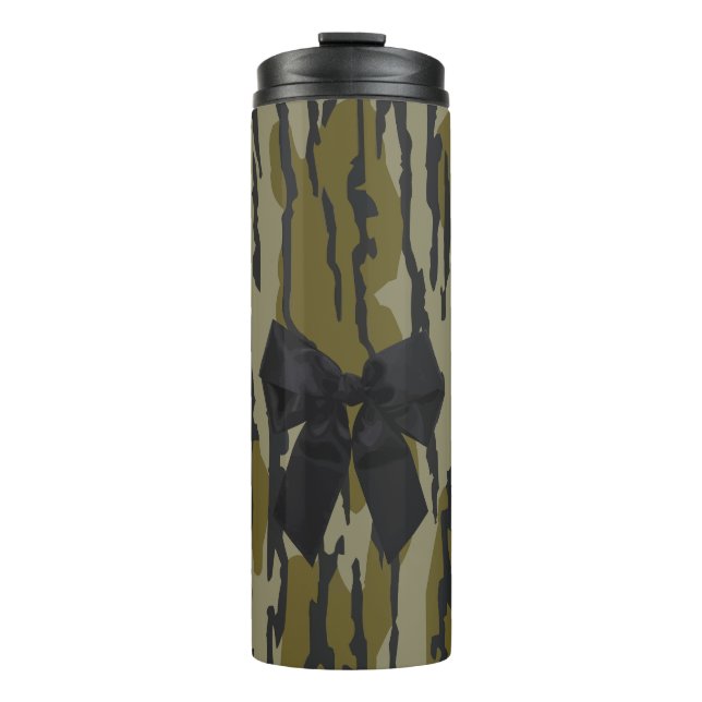 Termo Camo de Bottomland Cinta de vaca linda para mujere (Anverso)