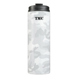 Termo Camo gris blanco Black Initials Sports Mod Travel