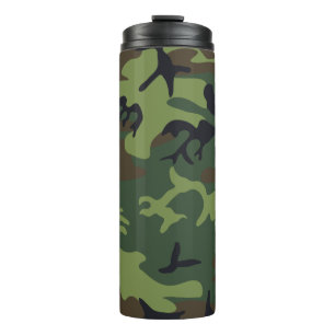Termo Camo militar de la Selva Verde