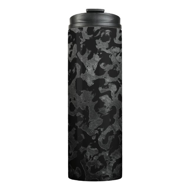 Termo Camo moderno - Negro y gris oscuro - camuflaje (Anverso)