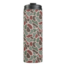Termo Camo Retro (rojo verde)