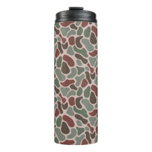 Termo Camo Retro (rojo verde)