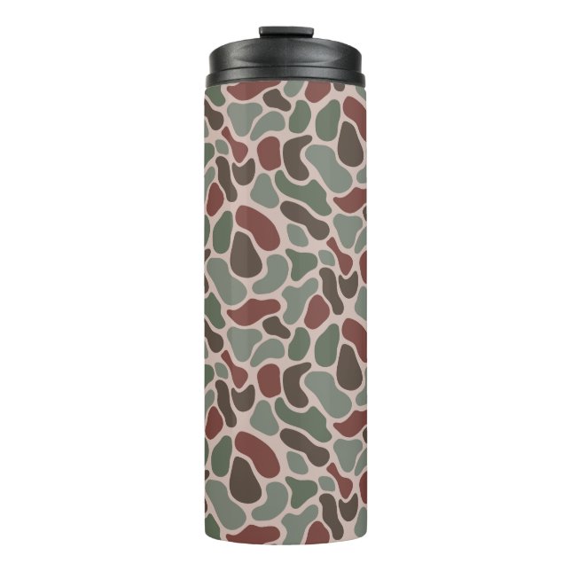 Termo Camo Retro (rojo verde) (Anverso)