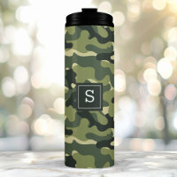 Camo Verde Camuflaje Monograma para Caza al Aire L