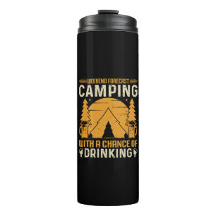 Termo Campamento y bebida