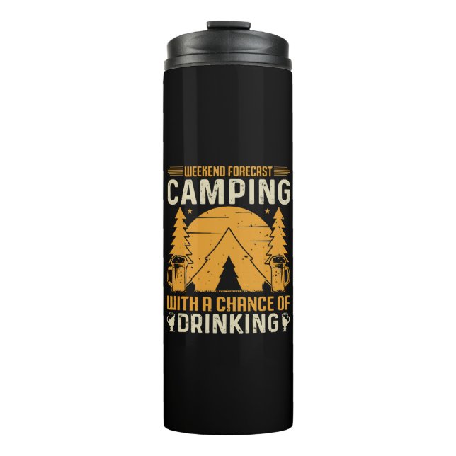 Termo Campamento y bebida (Anverso)