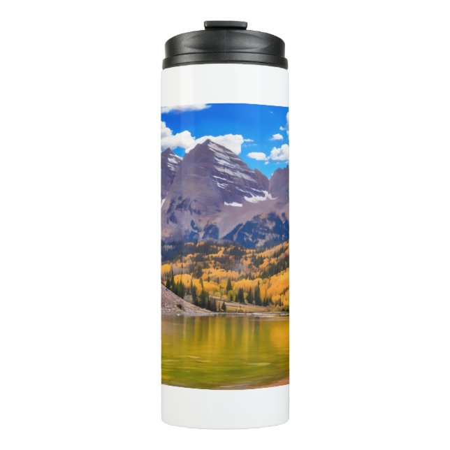 Termo Campanas de cimarrones en Aspen, Colorado (Anverso)