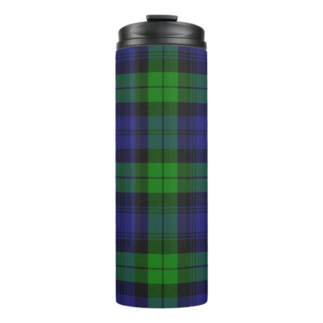 Termo Campbell Clan Tartan Plaid Black Watch (Anverso)
