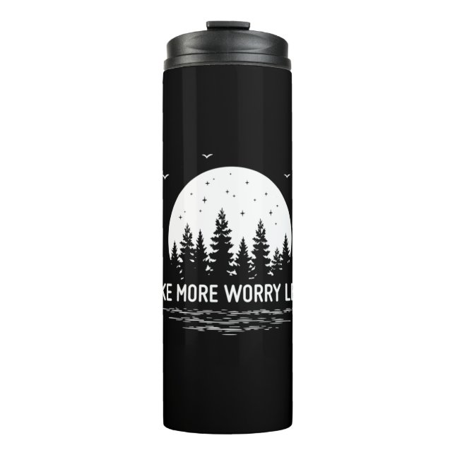 Termo Camper Gift | Hike More Worry Less Birthday (Anverso)