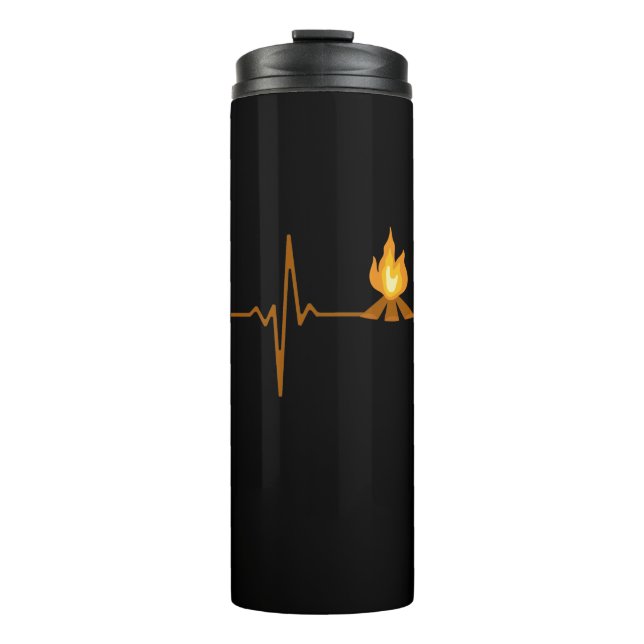 Termo Campfire Heartbeat Camping (Anverso)