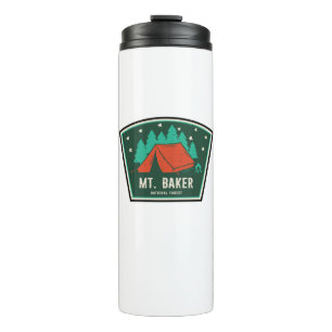 Termo Camping en el Bosque Nacional Mt. Baker