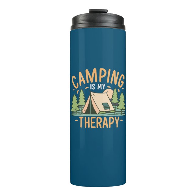 Termo Camping Es Mi Terapia (Anverso)