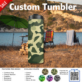 Termo Camping Tumbler | AÑADIR JÓVENES INICIALES DE Camu