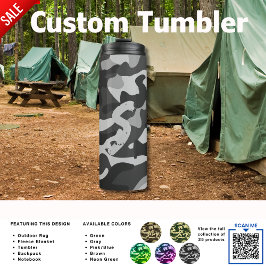 Termo Camping Tumbler | AÑADIR JÓVENES INICIALES DE Camu
