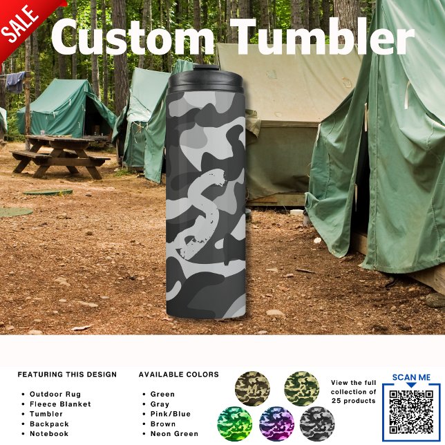 Termo Camping Tumbler | AÑADIR JÓVENES INICIALES DE Camu (Subido por el creador)