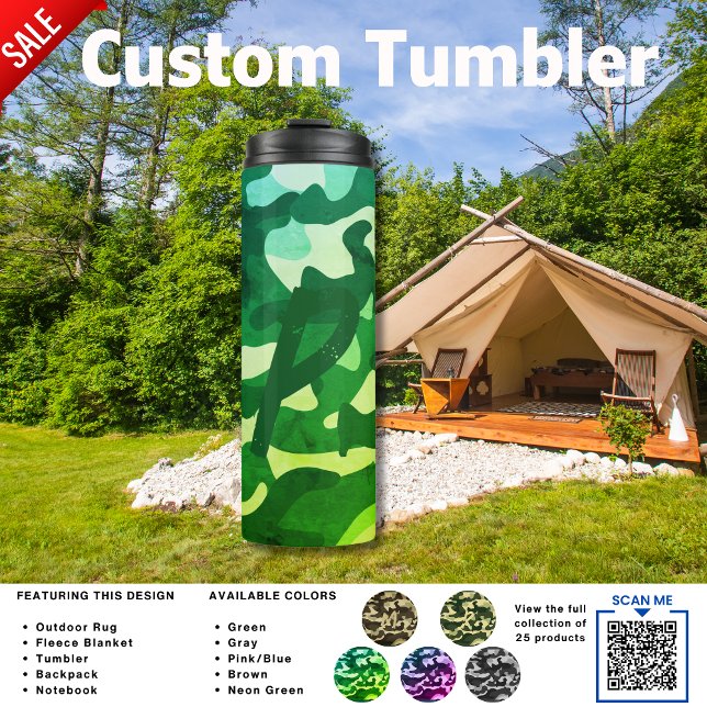 Termo Camping Tumbler | AÑADIR JÓVENES INICIALES DE Camu (Subido por el creador)