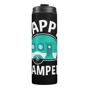 Termo Campista Feliz Caravana Carro Camping Divertido Va
