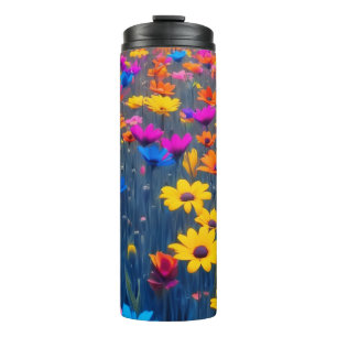 Termo Campo Colorido De Flores