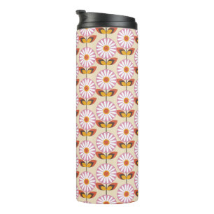 Termo Campo de Daisies rosa