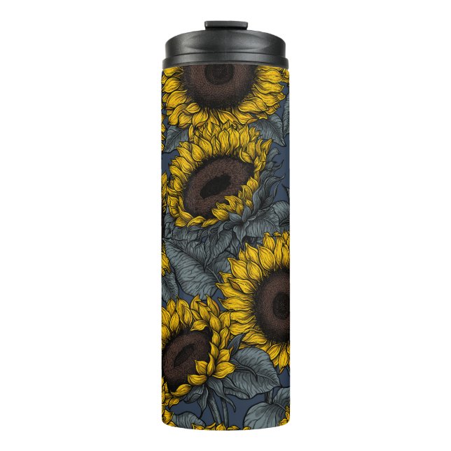 Termo Campo de girasol 2 (Anverso)