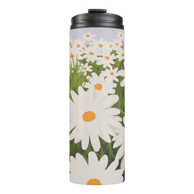 Termo Campo del Tumbler Termal de Daisies (Anverso)