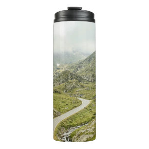 TERMO CAMPO GRIS VERDE Y MONTAÑA