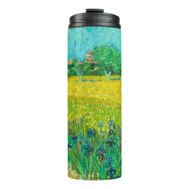 Termo Campo Van Gogh con irlandeses cerca de Arles (Anverso)