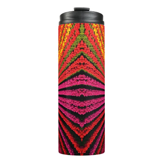 Termo Campos aéreos de tulipanes en el florecimiento máx (Anverso)