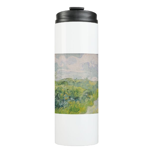 Termo Campos de trigo verde - Van Gogh - c1889 (Anverso)