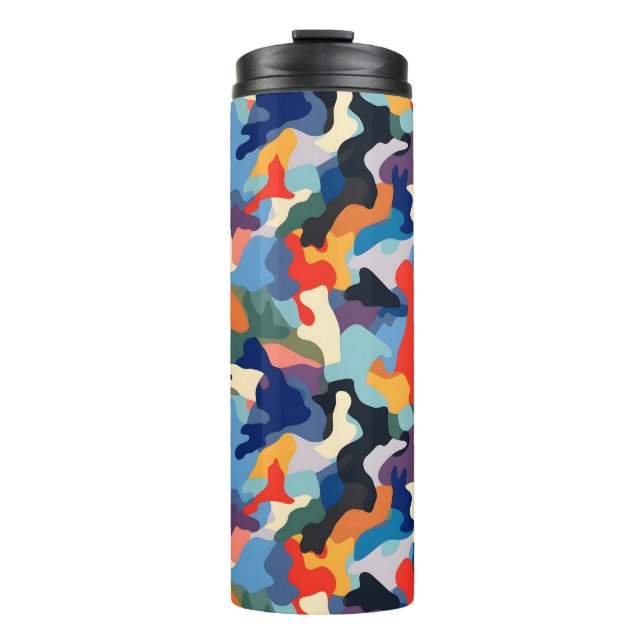 Termo Camuflaje colorido (Anverso)