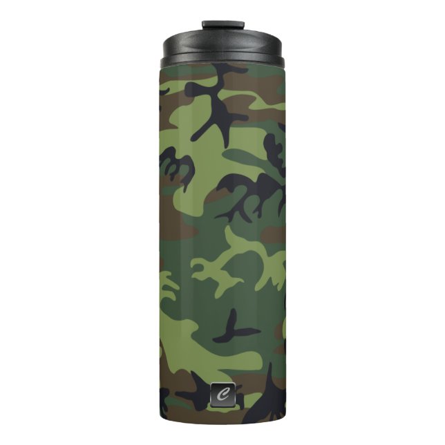 Termo Camuflaje militar Tumbler térmico monogramado (Anverso)