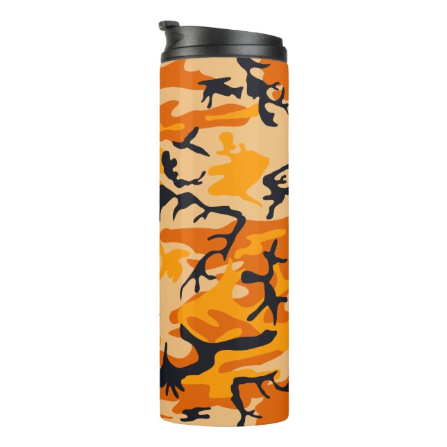 Termo Camuflaje naranja, militar, ejército (Rotado hacia la derecha)