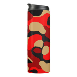 Termo Camuflaje Rojo