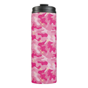 Termo Camuflaje Rosa Brillante Destello Chic Camo Glam E