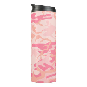 Termo Camuflaje rosa, ejército, ejército