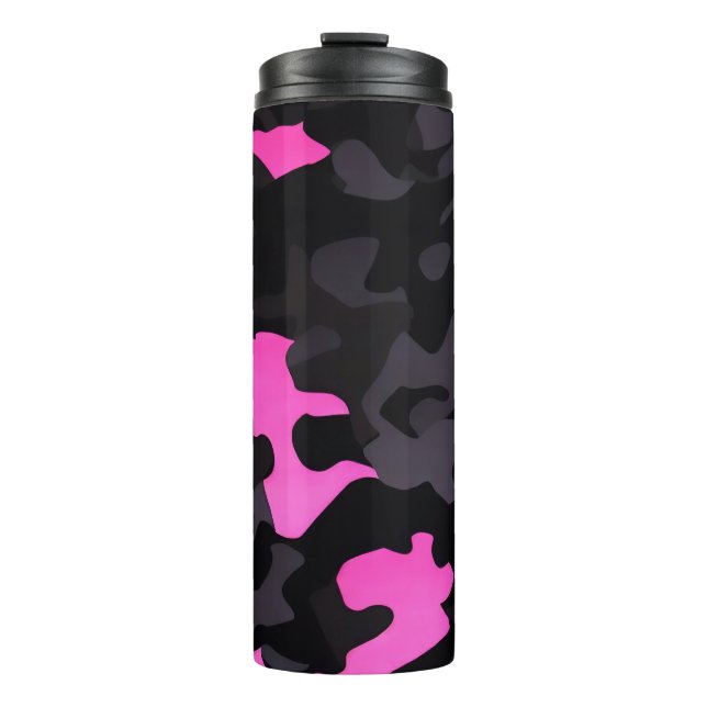 Termo Camuflaje rosa y negro (Anverso)