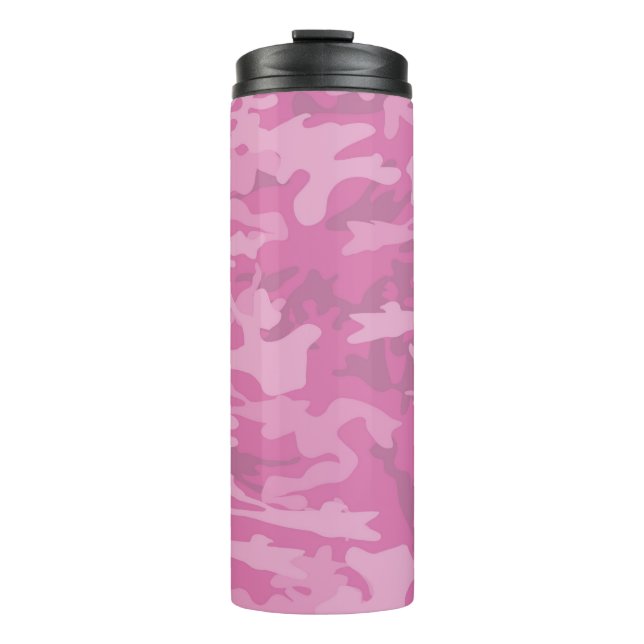 Termo Camuflaje/vaso rosados la termal de Camo (Anverso)