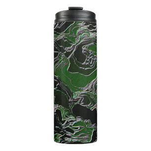 Termo Camuflaje verde divertido