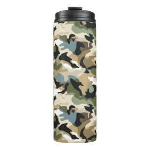 Termo Camuflaje verde oscuro