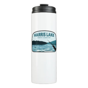 Termo Caña de pescar del lago Harris Carolina del Norte