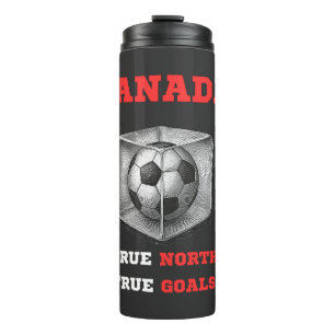 Termo Canadá 2026 Fútbol Verdadero Norte Taza Térmica