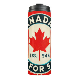 Termo Canadá no está a la venta Orgullo Canadiense