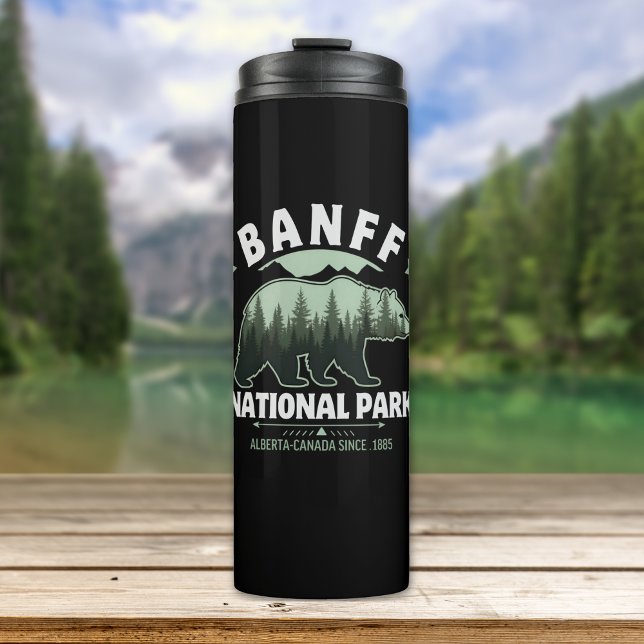 Termo Canadian Wilderness – Banff Bear Illustration (Subido por el creador)