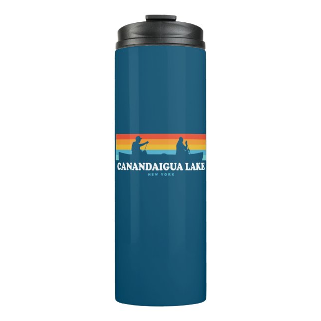 Termo Canandaigua Lago New York Canoe (Anverso)