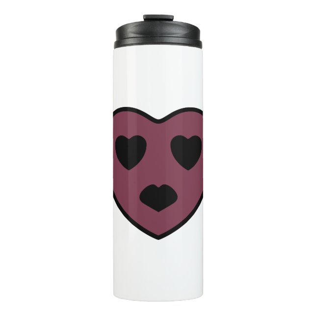 Termo Cara de corazón (Anverso)